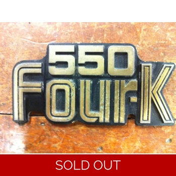 1977-78 Honda CB550K Four Side Cover Emblem